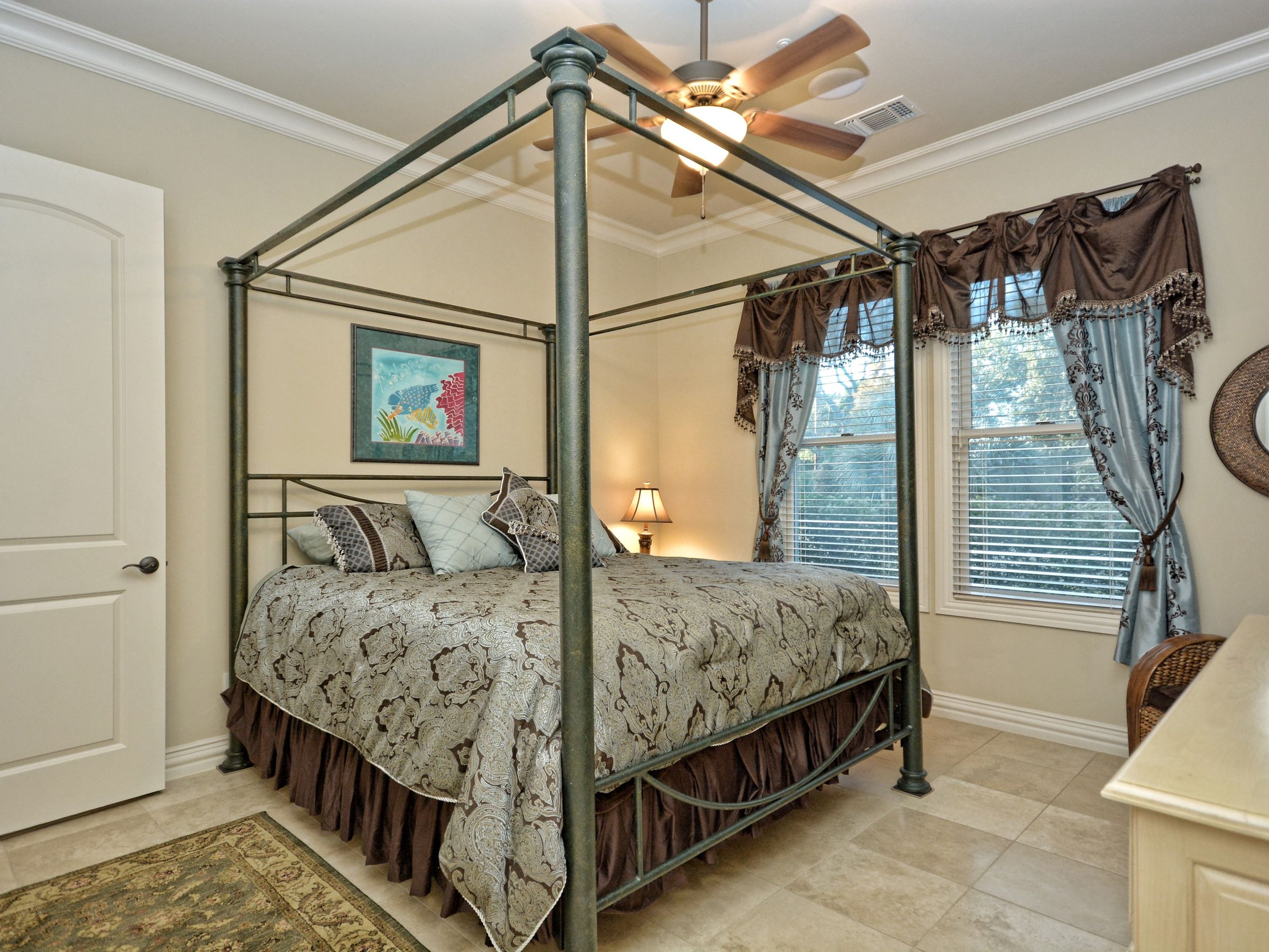 Downstairs guest bedroom