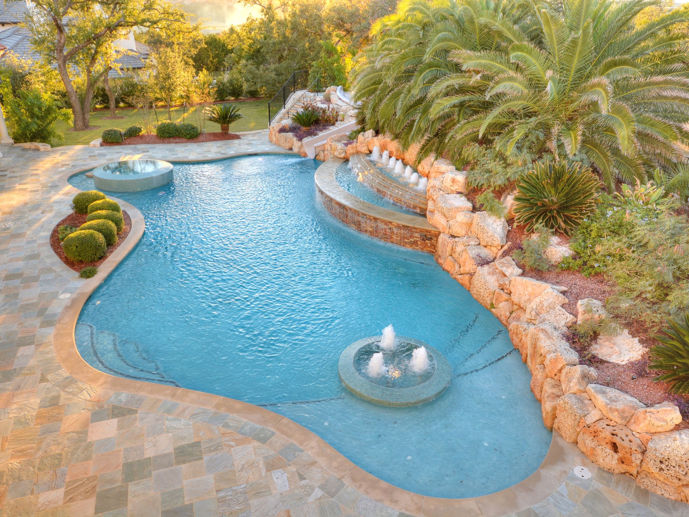 Pool from above