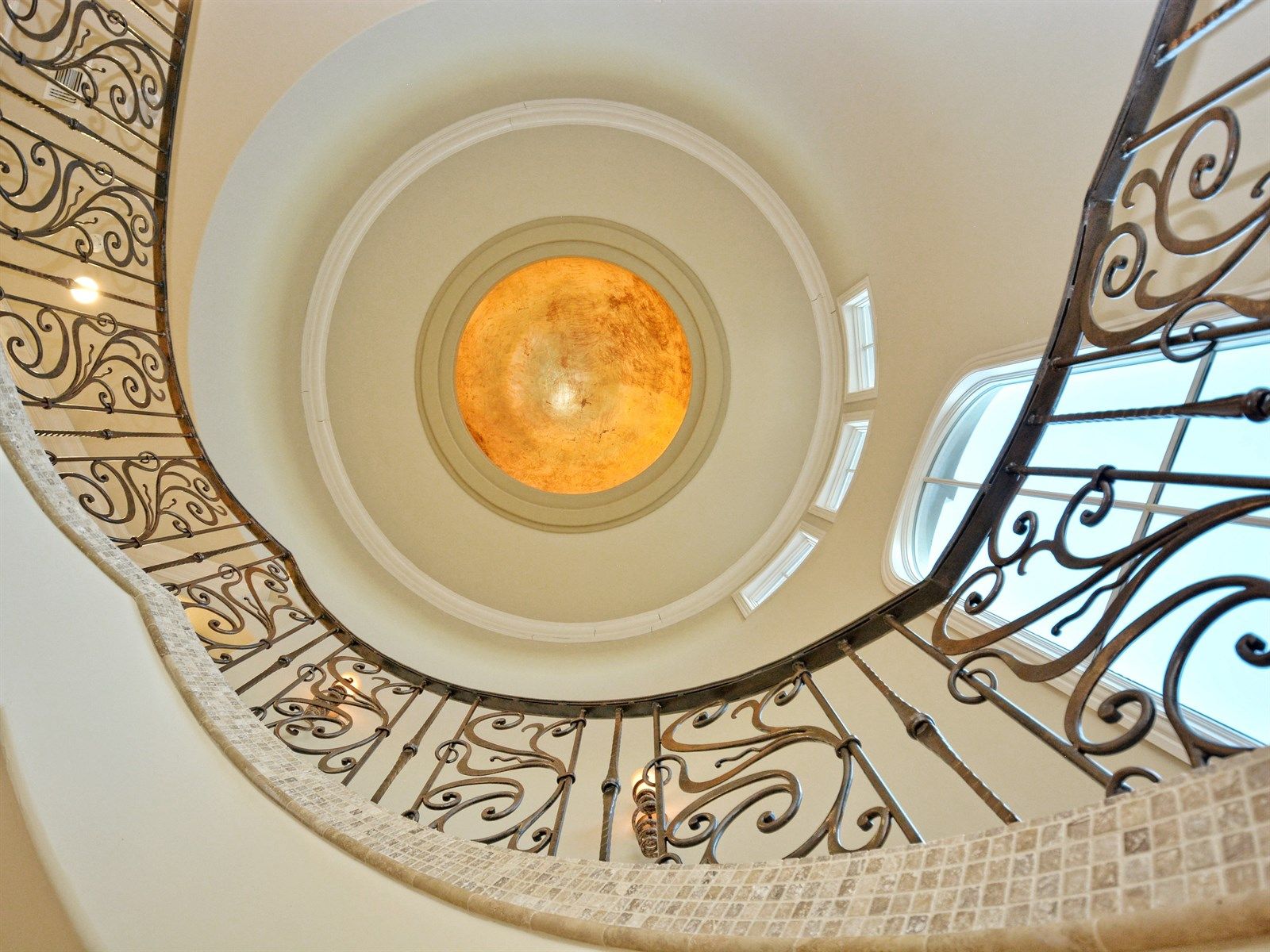 Staircase looking up